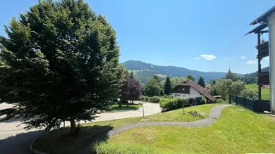 Ausblick von Balkon