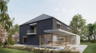 Grundstück mit geplanter Villa, Immobilien-Kurz-Salzburg
