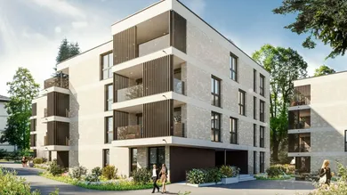 Wohnanlage Am Emsbach II in Hohenems, Nordorst-Ansicht