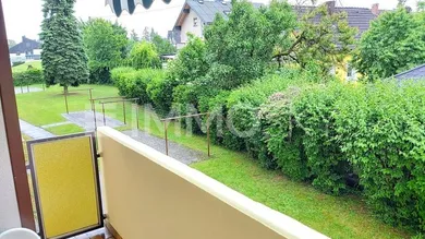 Balkon ins Grüne