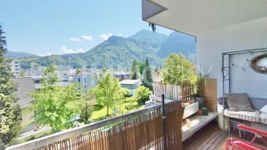 Balkon mit Aussicht