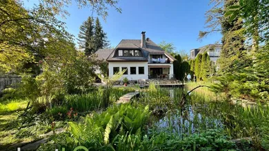 Ansicht Garten Haus