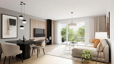 Wohnzimmer, Balkon