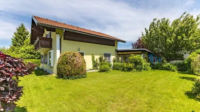 Hausansicht, Garten