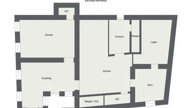 Floorplan letterhead - EG Top 2 - Groundfloor - 2D Floor Plan