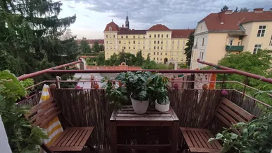 MIT DEN BESTEN AUSSICHTEN ... Balkon WEST