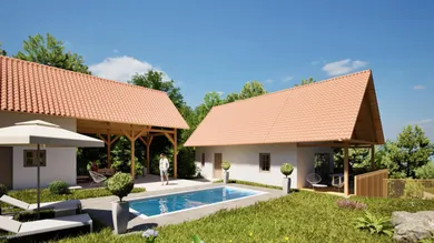 Visualisierung Garten