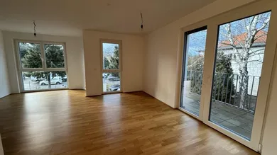 Wohnraum Blick Balko