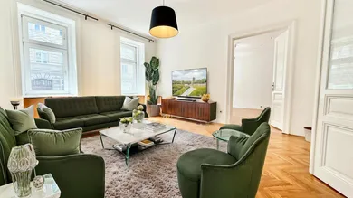 Wohnzimmer staged