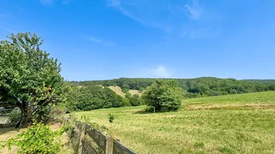 Ausblick vom Garten in die Umgebung