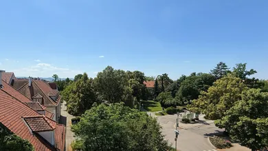 Ausblick vom Balkon