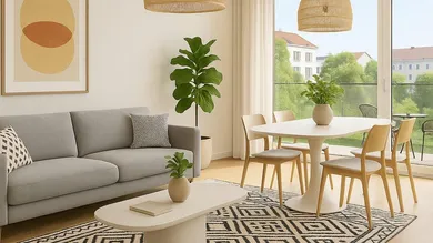 Einrichtungsbeispiel - Wohnzimmer