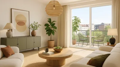Einrichtungsbeispiel Wohnzimmer