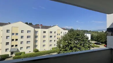 Ausblick vom Balkon