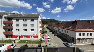 Ausblick vom Balkon