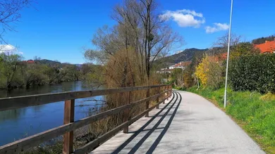 Radweg an der Mur Prolebersiedlung