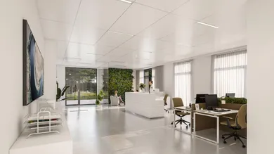 Empfang Wartebereich Büro