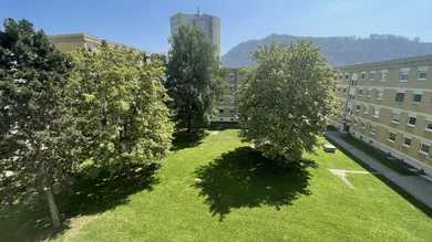 Aussicht vom Balkon