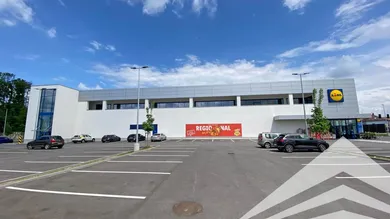 Ansicht Bürofläche Roh