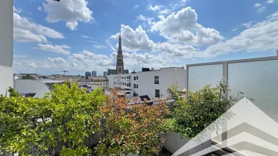 Dachterrasse mit Domblick