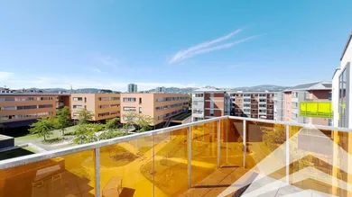 westseitiger Balkon