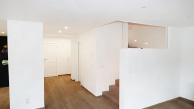 Eingangsbereich, Zugang zu Wohn- und Esszimmer + Küche EG