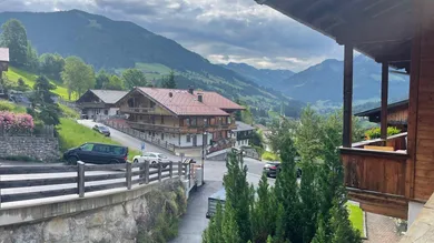 Alpbach - 2 Zimmer Wohnung im 1. OG - Blick vom Balkon Richtung Osten