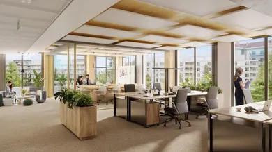 Visualisierung Büro