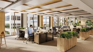 Visualisierung Büro