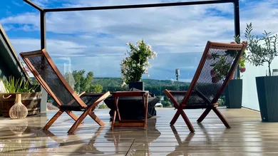 Terrasse mit Aussicht