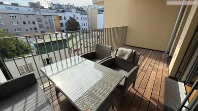 sonnige Außenfläche