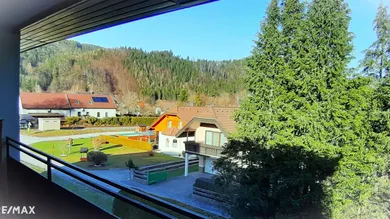 Aussicht nach Osten, Loggia 8,4 m²