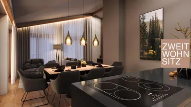 Das-Alpineo-Zweitwohnsitz-Penthouse-Wohnküche