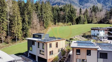 Grüne Wohnfreude im Doppelhaus im Sonnendorf