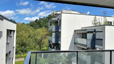 Terrasse mit Festungsblick