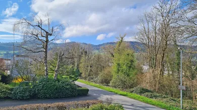 Blick vom Balkon