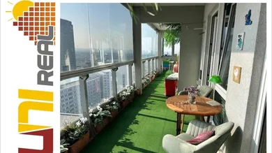 Loggia mit Aussicht