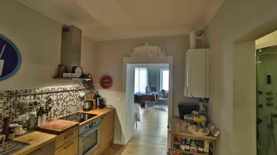 Küche und Zimmer/Büro