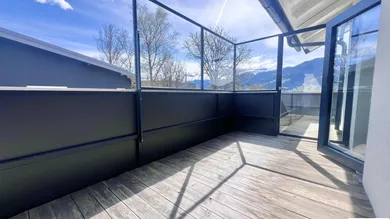 Terrasse Bergblick