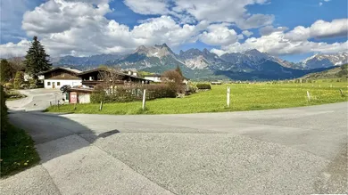 Blick aufs Haus