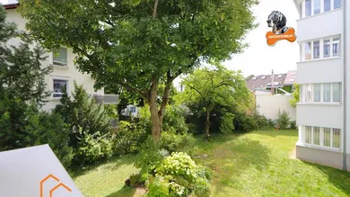 Ausblick aus dem Wohnbereich - Veranda