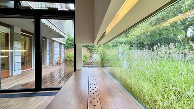 Fensterbank im Essbereich