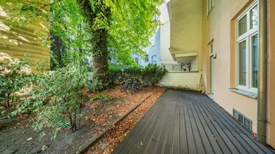 Terrasse und Garten