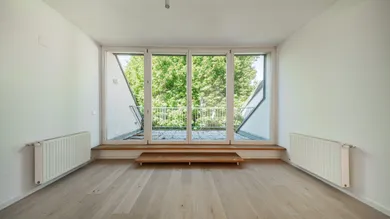 Wohnzimmer mit Terrassse