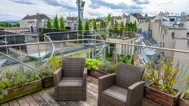 DACHTERRASSE mit WIENBLICK
