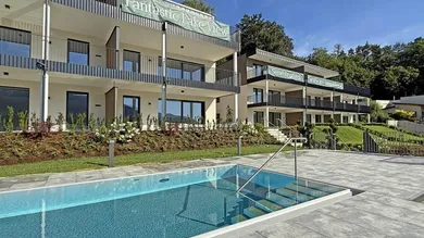 Ansicht Sommer Pool