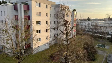 Ausblick vom Balkon