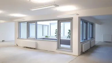 Bürofläche mit Atrium