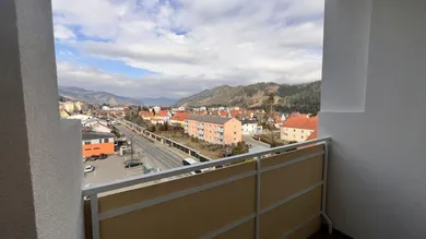 Aussicht vom Balkon