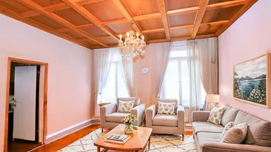 Wohnzimmer (virtuell eingerichtet)